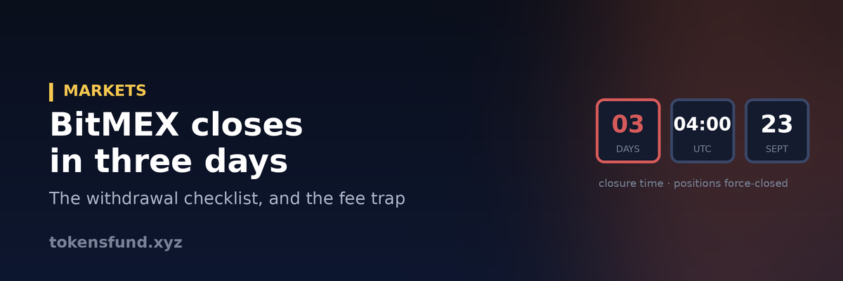 A countdown to the BitMEX closure deadline