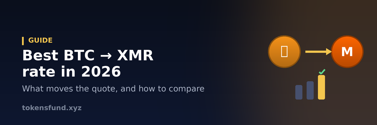Comparing BTC to XMR swap rates across routes